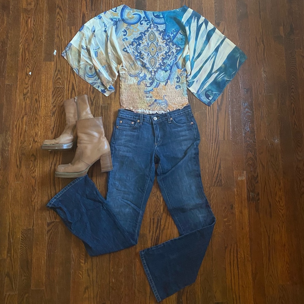 david kahn bootcut jeans y2k